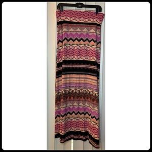 Hot Kiss - Patterned Maxi Skirt